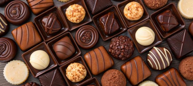 Skicka choklad som överraskning när du inte kan vara där